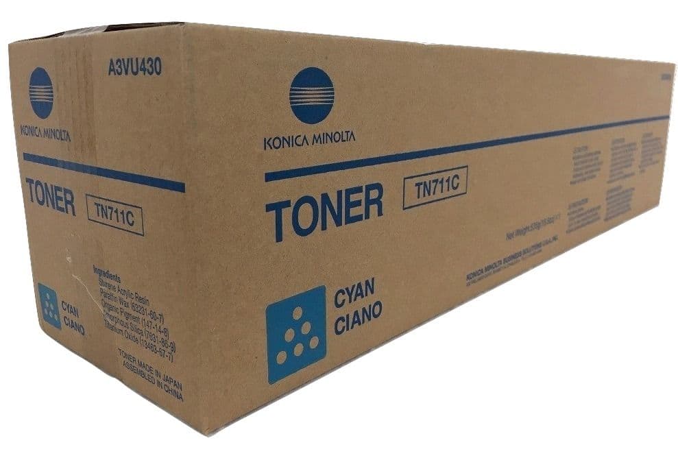 Cartus de toner (31.5K) Konica Minolta TN711C Cyan (A3VU450, TN-711C)