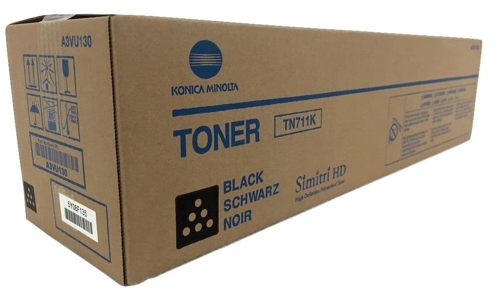 Cartus de toner original Konica Minolta TN711K Black (A3VU150, TN-711K)
