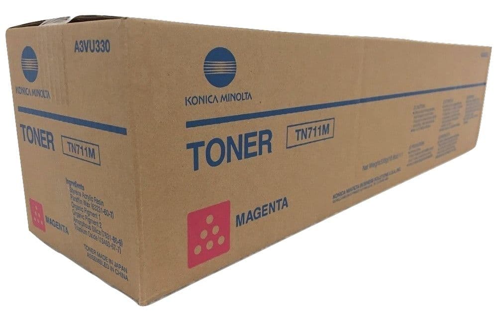 Cartus de toner (31.5K) Konica Minolta TN711M Magenta (A3VU350, TN-711M)
