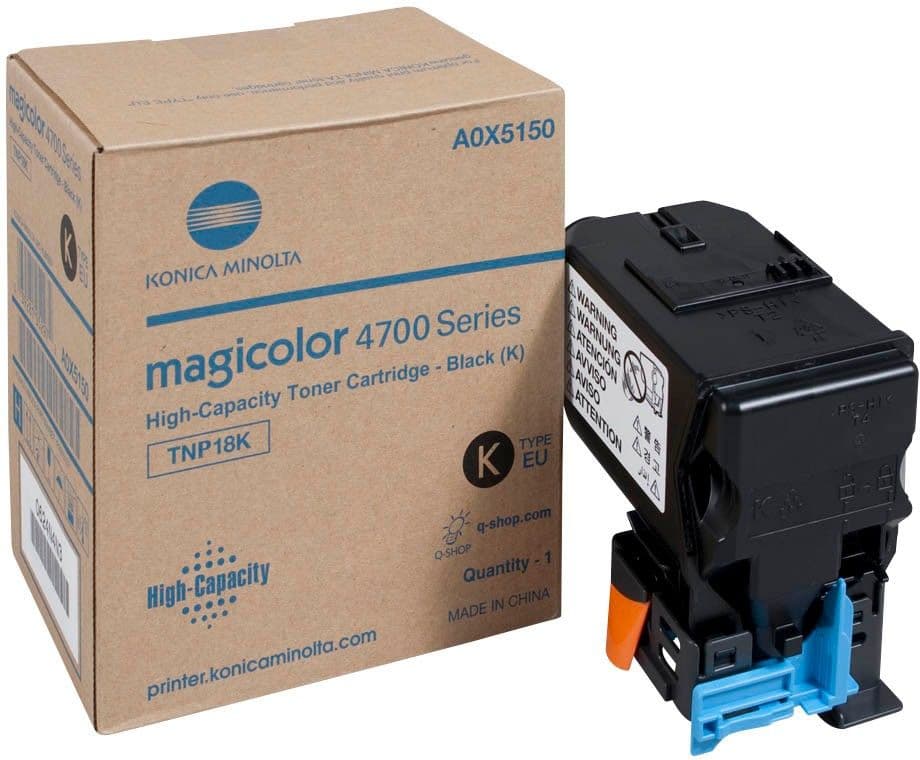 Cartus de toner original Konica Minolta TNP18K Black (A0X5150, TNP-18K)
