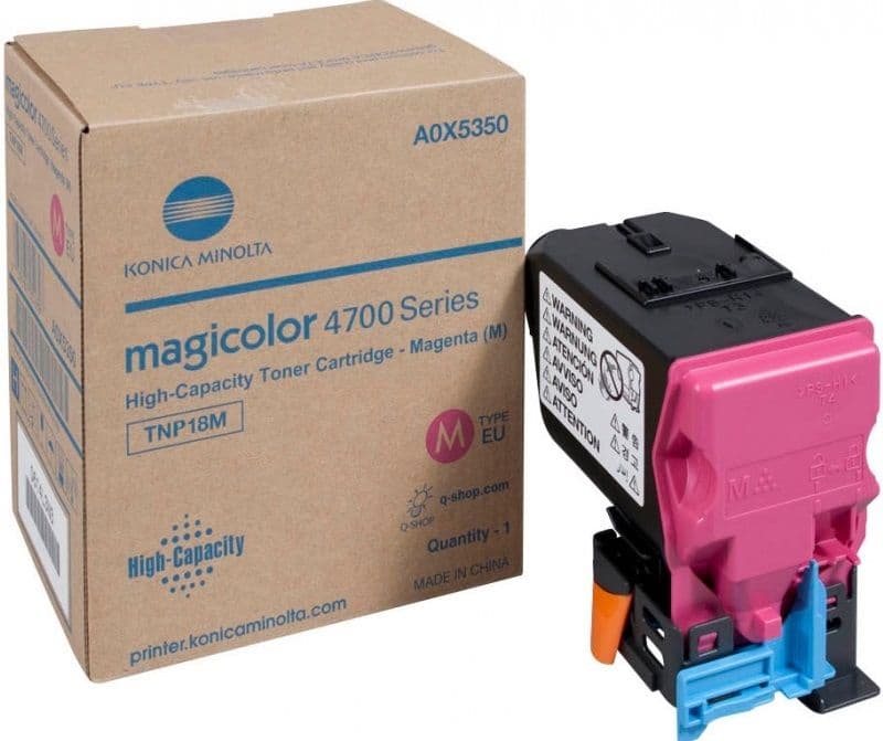 Cartus de toner (6K) Konica Minolta TNP18M Magenta (A0X5350, TNP-18M)