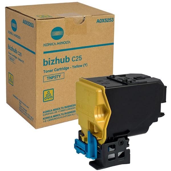 Cartus de toner (6K) Konica Minolta TNP27Y Yellow (A0X5253, TNP-27Y)