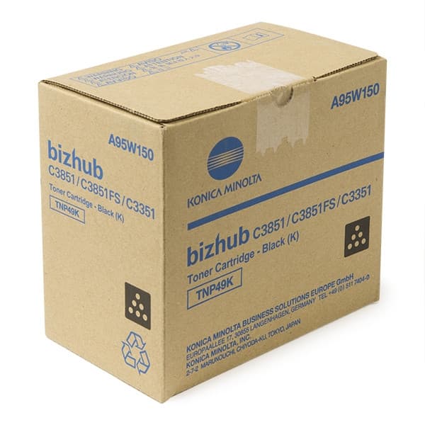 Cartus de toner (13K) Konica Minolta TNP49K Black (A95W150, TNP-49K)