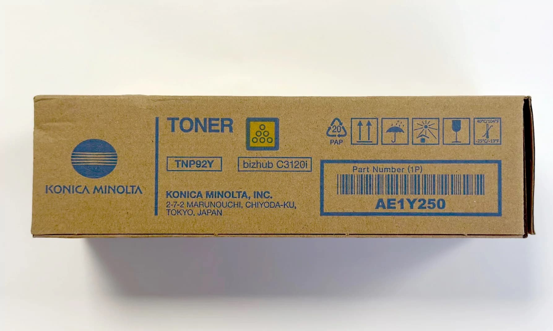 Cartus de toner (4K) Konica Minolta TNP92Y Yellow (AE1Y250, TNP-92Y)