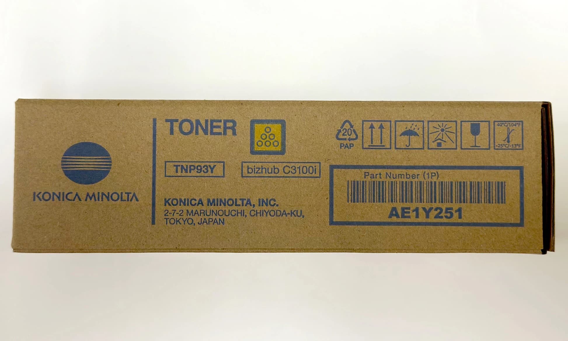 Cartus de toner (4K) Konica Minolta TNP93Y Yellow (AE1Y251, TNP-93Y)