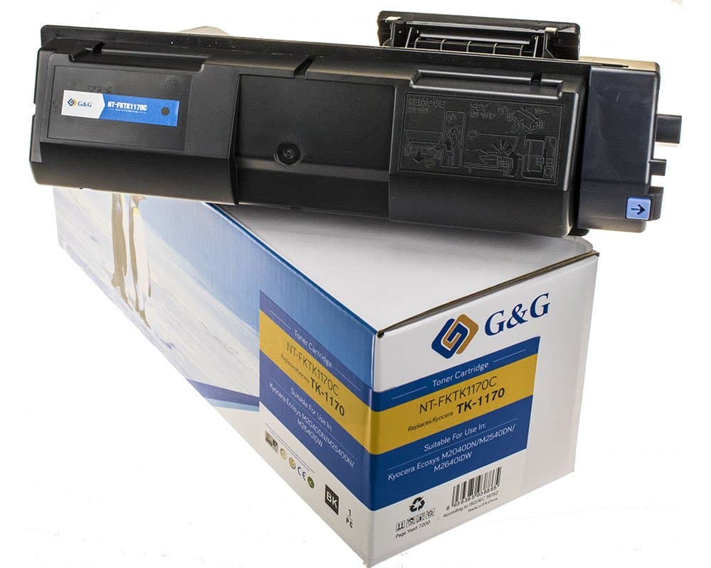Toner Premium G&G (7.2K) Kyocera TK-1170 Black (TK1170, 1T02S50NL0)