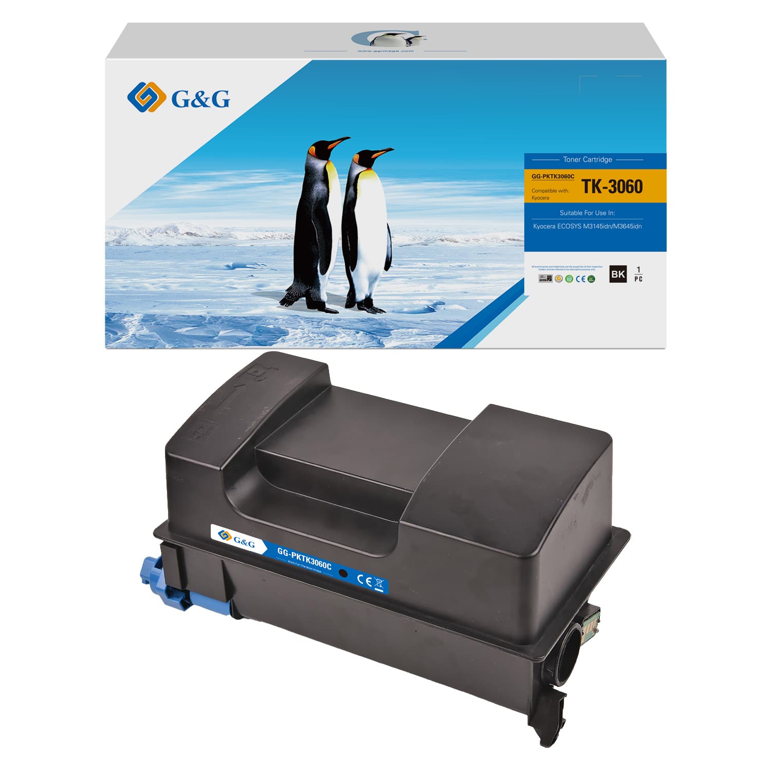Toner Premium G&G (14.5K) Kyocera TK-3060 Black (TK3060, 1T02V30NL0)