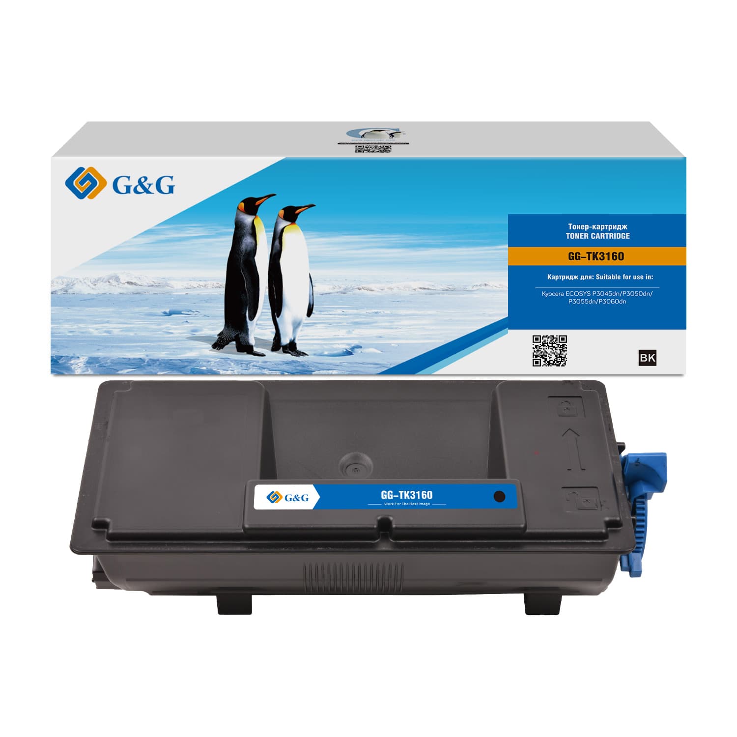 Toner Premium G&G (12.5K) Kyocera TK-3100 Black (TK3100, 1T02MS0NL0)
