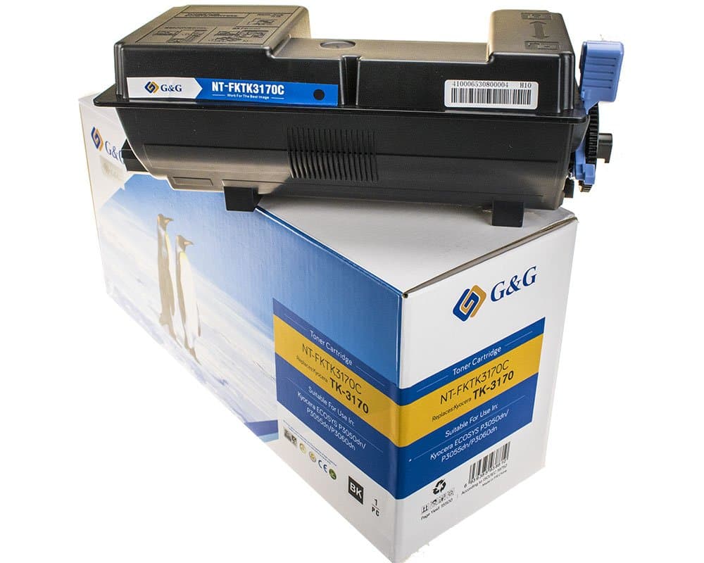 Toner Premium G&G (15.5K) Kyocera TK-3170 Black (TK3170, 1T02T80NL0)