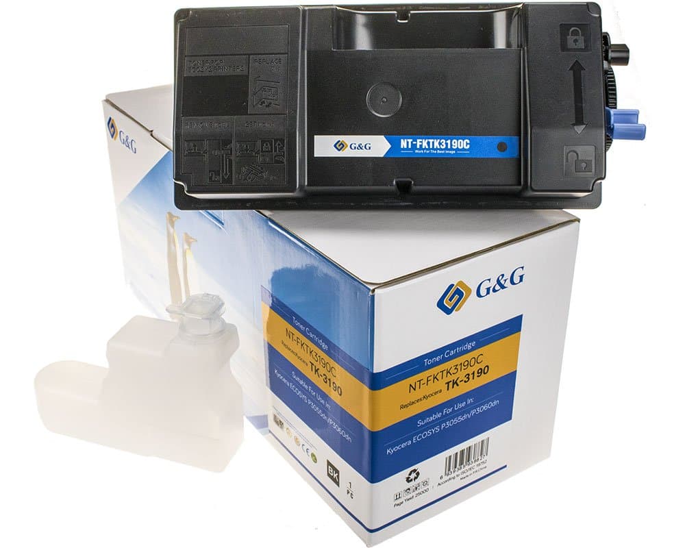 Toner Premium G&G (25K) Kyocera TK-3190 Black (TK3190, 1T02T60NL0)