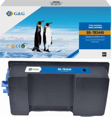 Toner Premium G&G (40K) Kyocera TK-3440 Black (TK3440, 1T0C0T0NL0)
