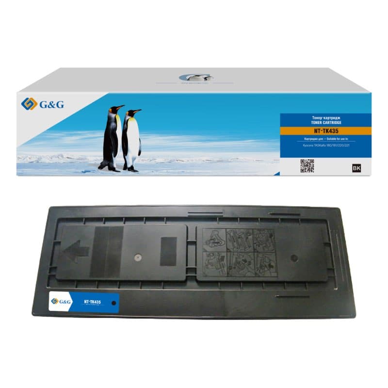 Toner Premium G&G (15K) Kyocera TK-435 Black (TK435, 1T02KH0NL0)