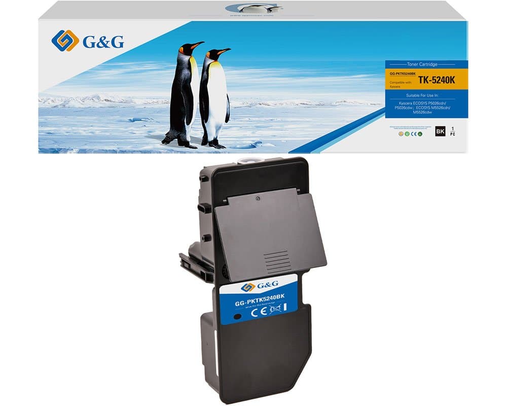 Toner Premium G&G (4K) Kyocera TK-5240K Black (TK5240K, 1T02R70NL0)