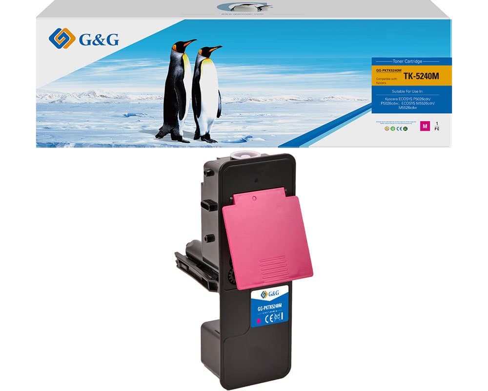 Toner Premium G&G (3K) Kyocera TK-5240M Magenta (TK5240M, 1T02R7BNL0)