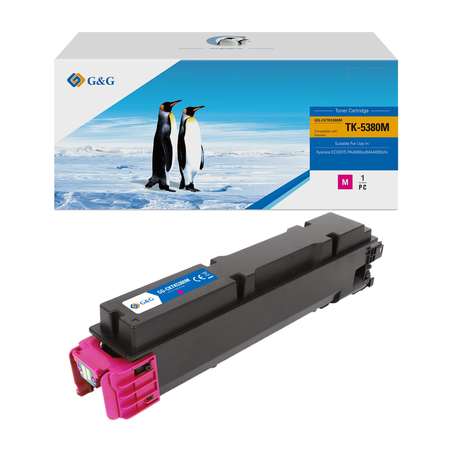 Toner Premium G&G (10K) Kyocera TK-5380M Magenta (TK5380M, 1T02Z0BNL0)