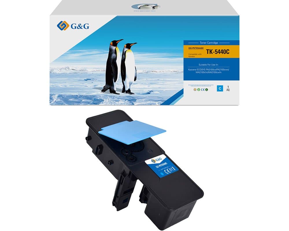 Toner Premium G&G (2.4K) Kyocera TK-5440C Cyan (TK5440C, 1T0C0ACNL0)