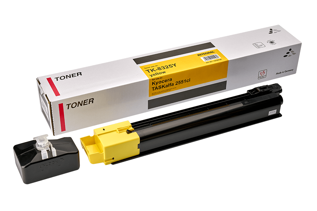 Toner Premium INTEGRAL (12K) Kyocera TK-8325Y Yellow (TK8325Y, 1T02NPANL0)