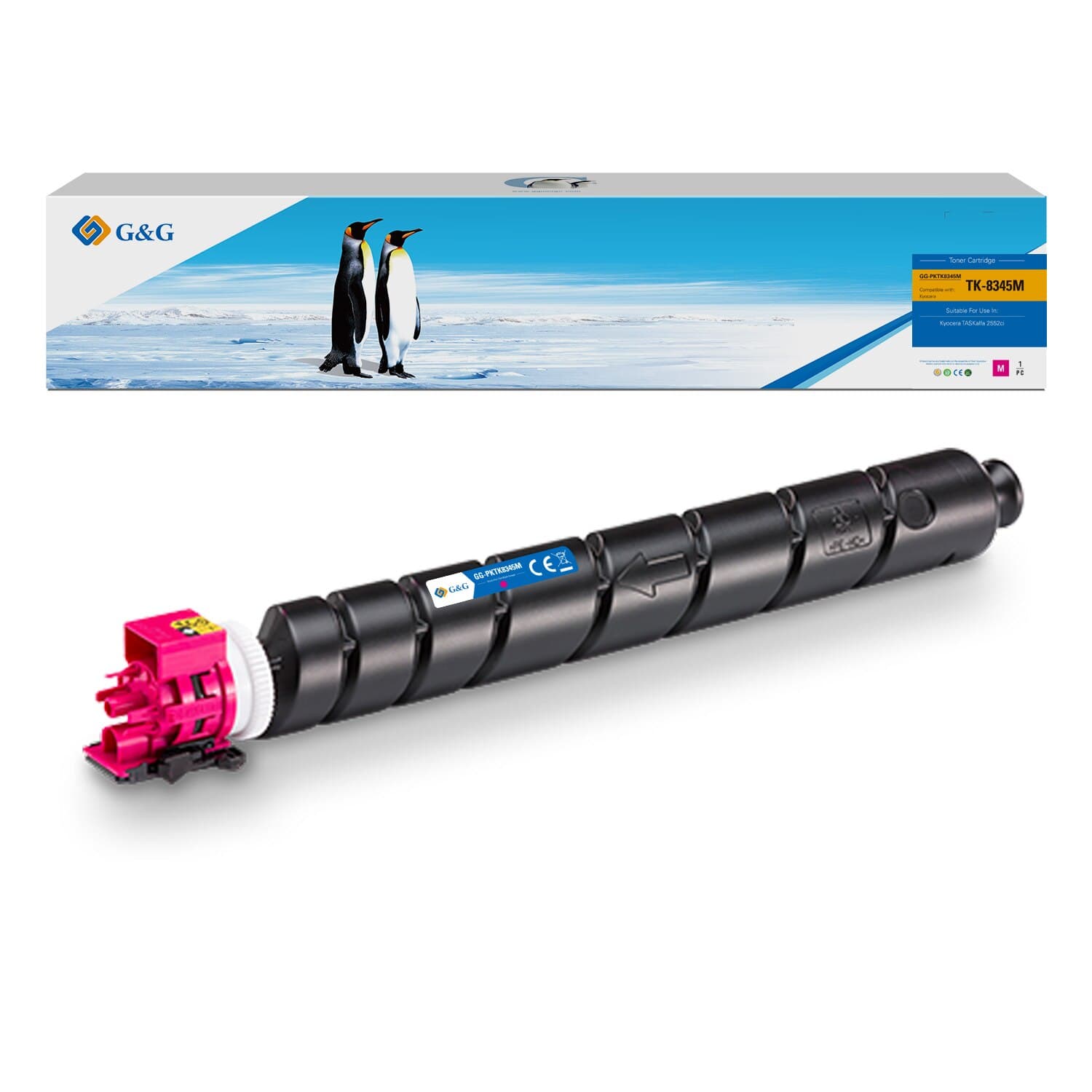 Toner Premium G&G (12K) Kyocera TK-8345M Magenta (TK8345M, 1T02L7BNL0)