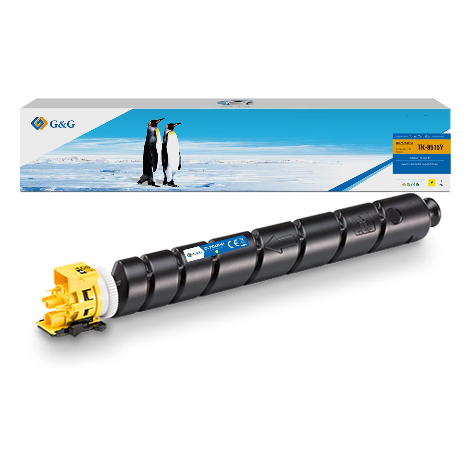 Toner Premium G&G (20K) Kyocera TK-8515Y Yellow (TK8515Y, 1T02NDANL0)