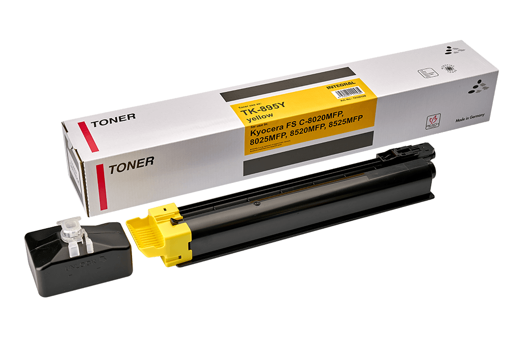 Toner Premium INTEGRAL (6K) Kyocera TK-895Y Yellow (TK895Y, 1T02K0ANL0)