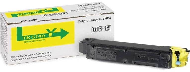 Cartus de toner (5K) Kyocera TK-5140Y Yellow (TK5140Y, 1T02NRANL0)