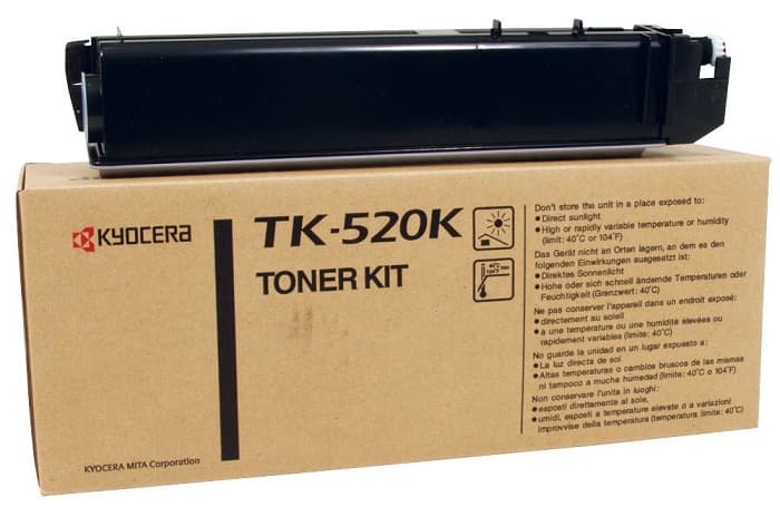 Cartus de toner (6K) Kyocera TK-520K Black (TK520K, 1T02HJ0EU0)
