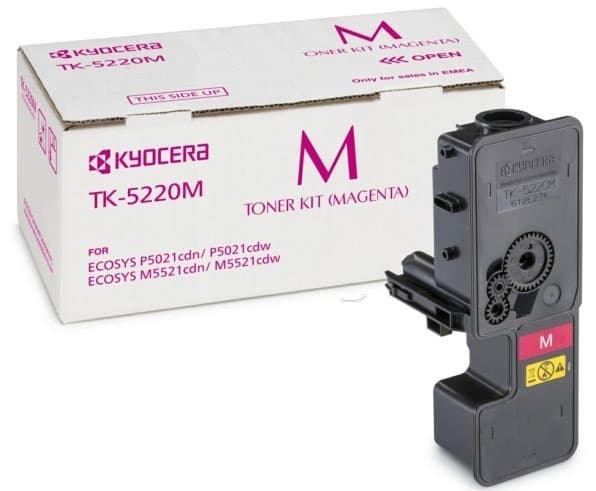 Cartus de toner (1.2K) Kyocera TK-5220M Magenta (TK5220M, 1T02R9BNL1)