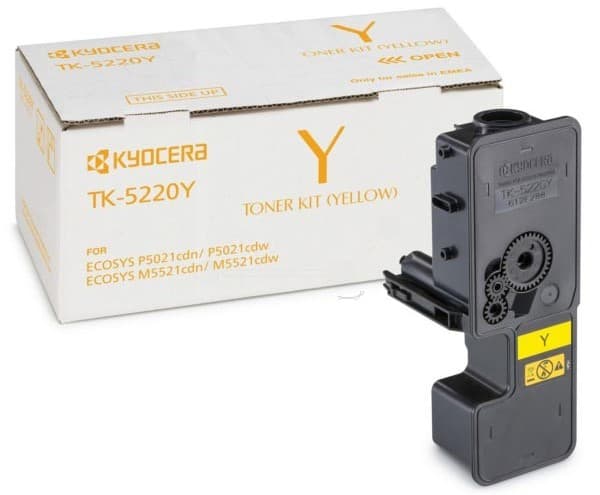 Cartus de toner (1.2K) Kyocera TK-5220Y Yellow (TK5220Y, 1T02R9ANL1)