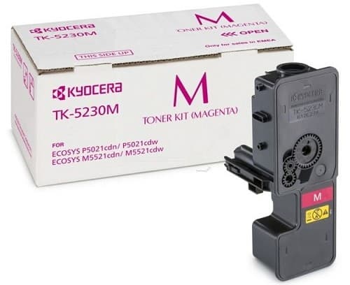 Cartus de toner (2.2K) Kyocera TK-5230M Magenta (TK5230M, 1T02R9BNL0)