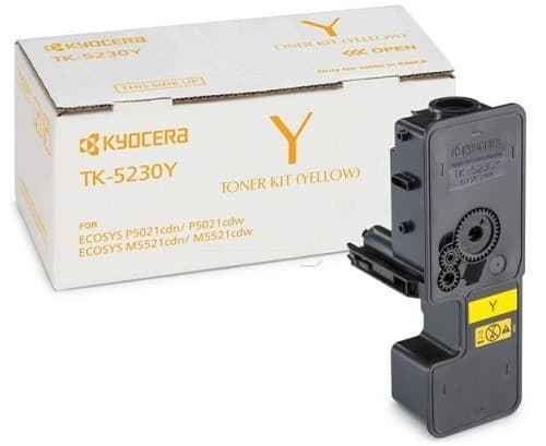 Cartus de toner (2.2K) Kyocera TK-5230Y Yellow (TK5230Y, 1T02R9ANL0)