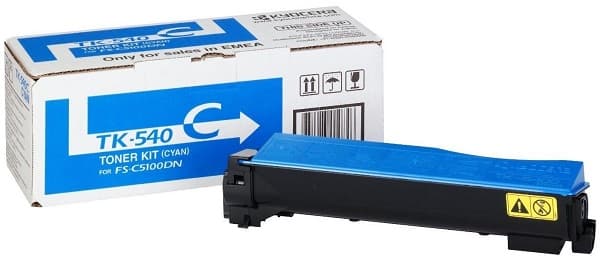 Cartus de toner (4K) Kyocera TK-540C Cyan (TK540C, 1T02HLCEU0)