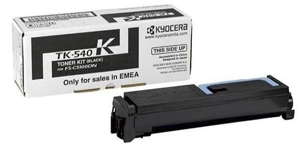 Cartus de toner (5K) Kyocera TK-540K Black (TK540K, 1T02HL0EU0)