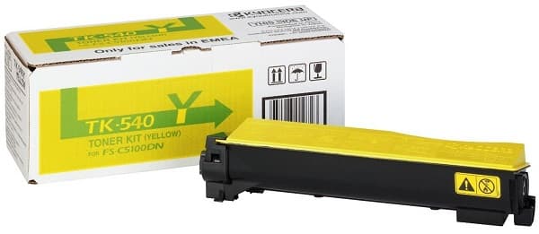 Cartus de toner (4K) Kyocera TK-540Y Yellow (TK540Y, 1T02HLAEU0)