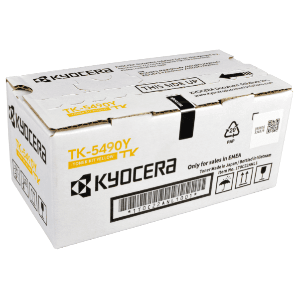 Cartus de toner (2.4K) Kyocera TK-5490Y Yellow (TK5490Y, 1T0C0AANL0)