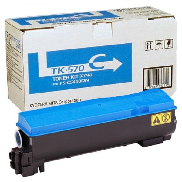 Cartus de toner (12K) Kyocera TK-570C Cyan (TK570C, 1T02HGCEU0)
