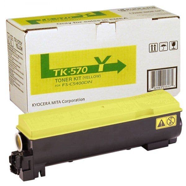 Cartus de toner (12K) Kyocera TK-570Y Yellow (TK570Y, 1T02HGAEU0)