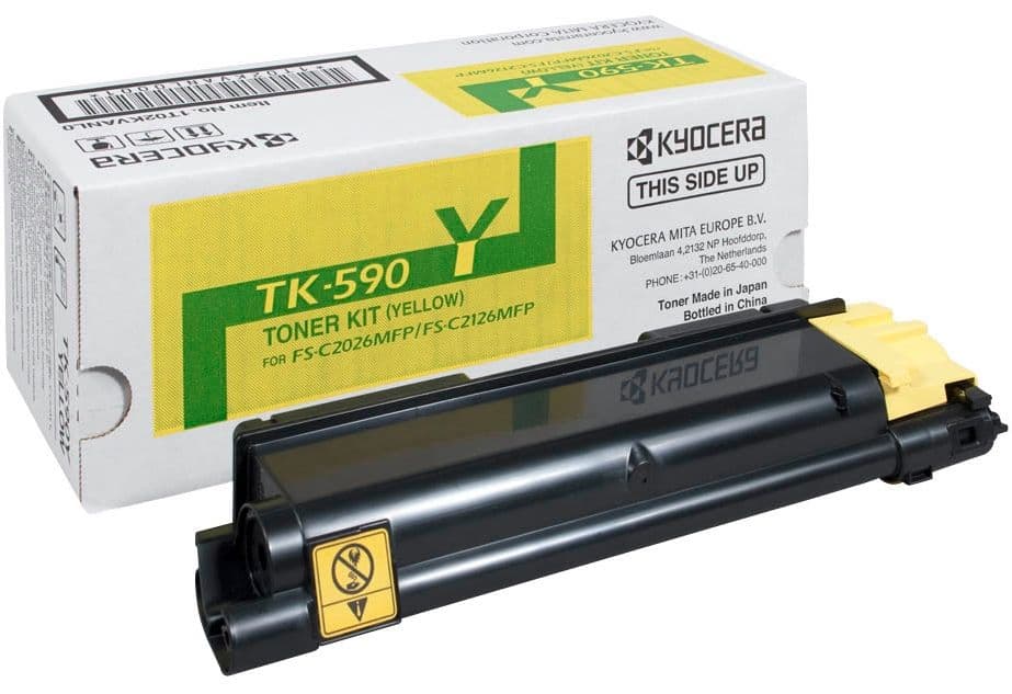 Cartus de toner (5K) Kyocera TK-590Y Yellow (TK590Y, 1T02KVANL0)