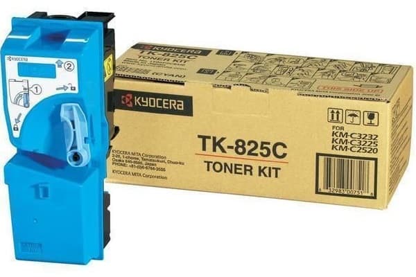 Cartus de toner (7K) Kyocera TK-825C Cyan (TK825C, 1T02FZCEU0)