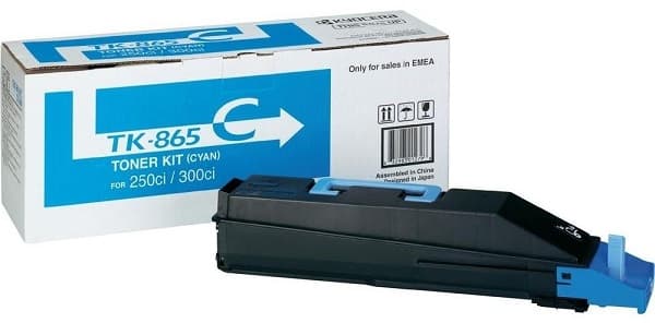 Cartus de toner (12K) Kyocera TK-865C Cyan (TK865C, 1T02JZCEU0)