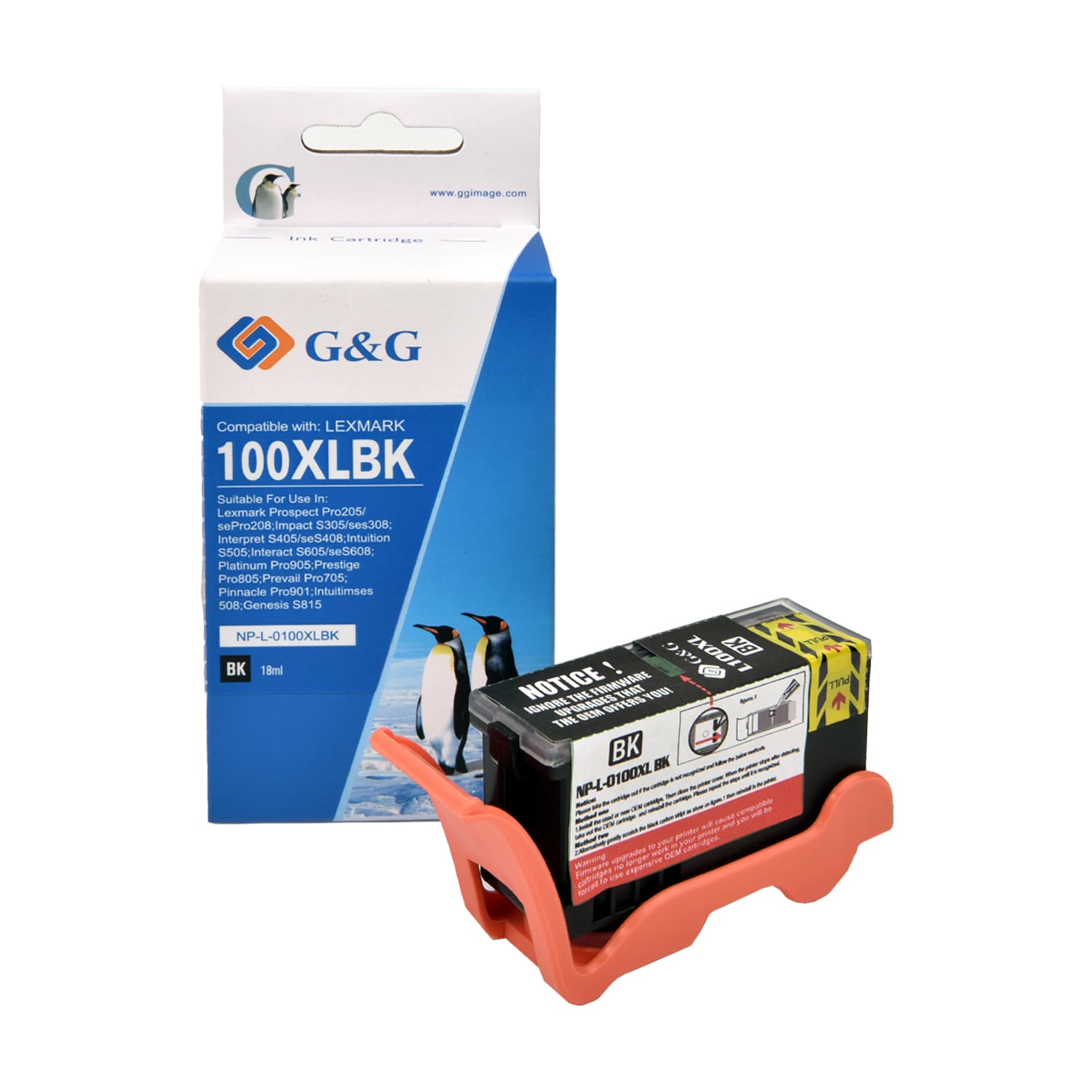 Cartus Premium G&G Lexmark 100XL Black (14N1068E)