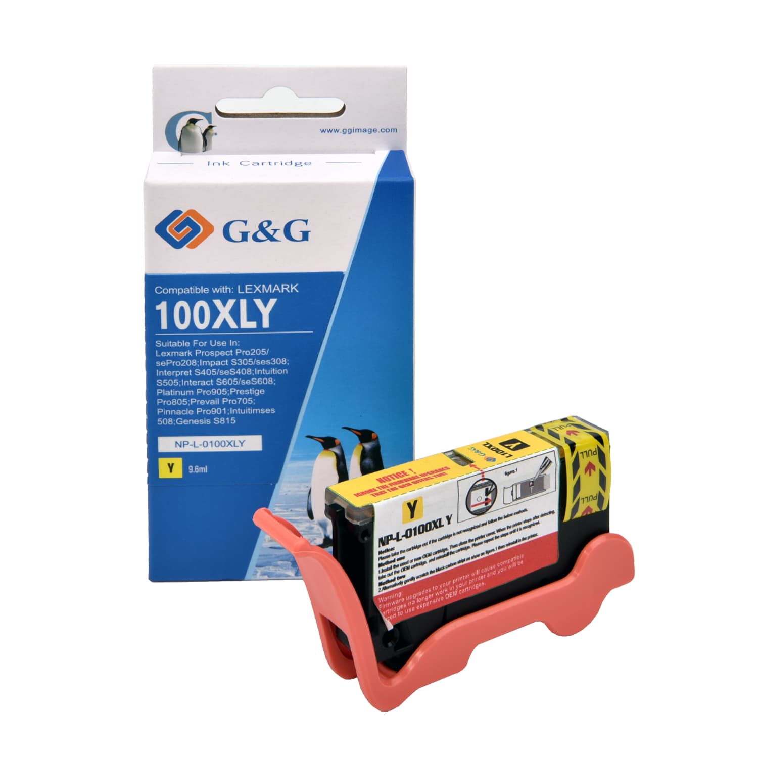 Cartus Premium G&G Lexmark 100XL Yellow (14N1071E)