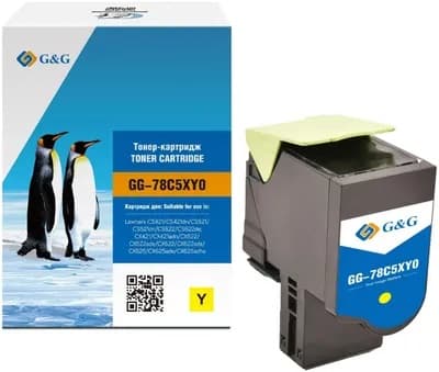 Toner Premium G&G (5K) Lexmark 78C2XY0 Yellow