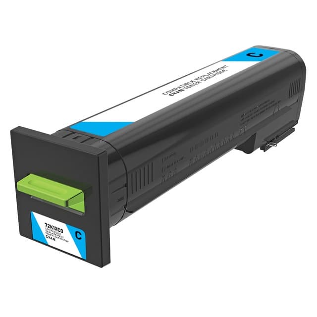 Toner compatibil cyan Lexmark 72K20C0 (8K)