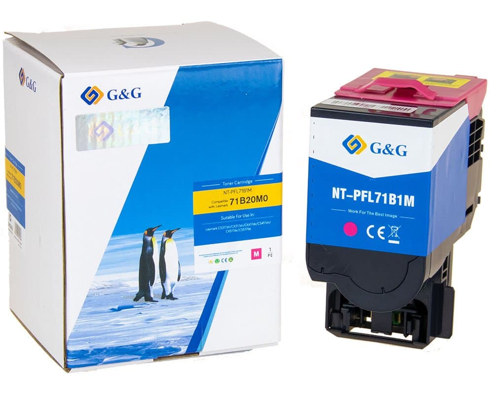 Toner Premium G&G (2.3K) Lexmark 71B20M0 Magenta
