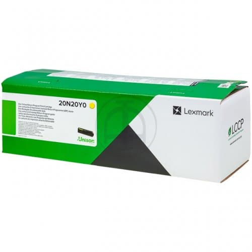 Cartus de toner (1.5K) Lexmark 20N20Y0 Yellow Return Program