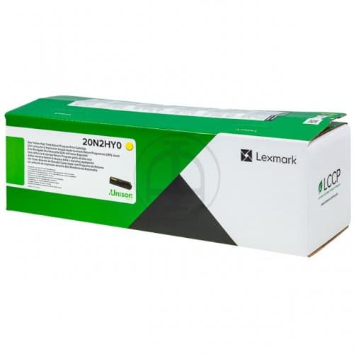 Cartus de toner (4.5K) Lexmark 20N2HY0 Yellow Return Program