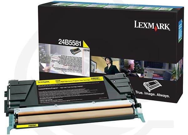 Cartus de toner (10K) Lexmark 24B5581 Yellow