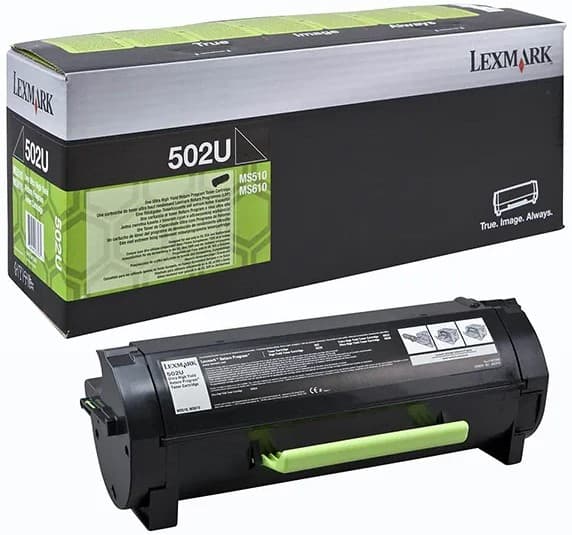 Cartus de toner (20K) Lexmark 502UE (50F2U0E) Black Corporate