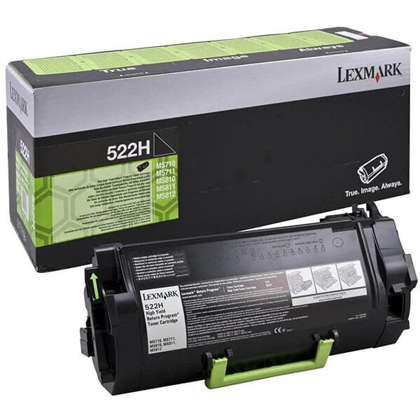 Cartus de toner (25K) Lexmark 522H (52D2H00) Black Return Program