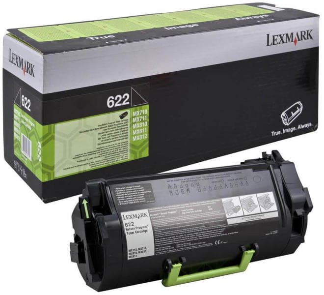 Cartus de toner (6K) Lexmark 622 (62D2000) Black Return Program